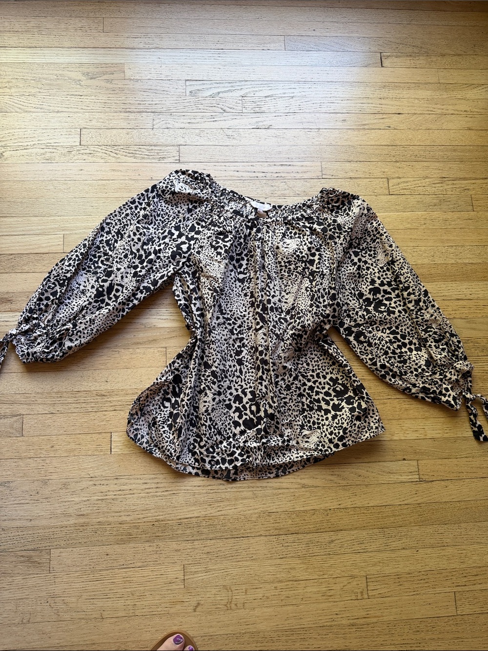 Rebecca Taylor Animal print top